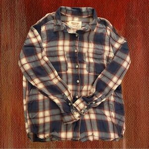 MOSSIMO SUPPLY CO Women’s Button Up Flannel Shirt